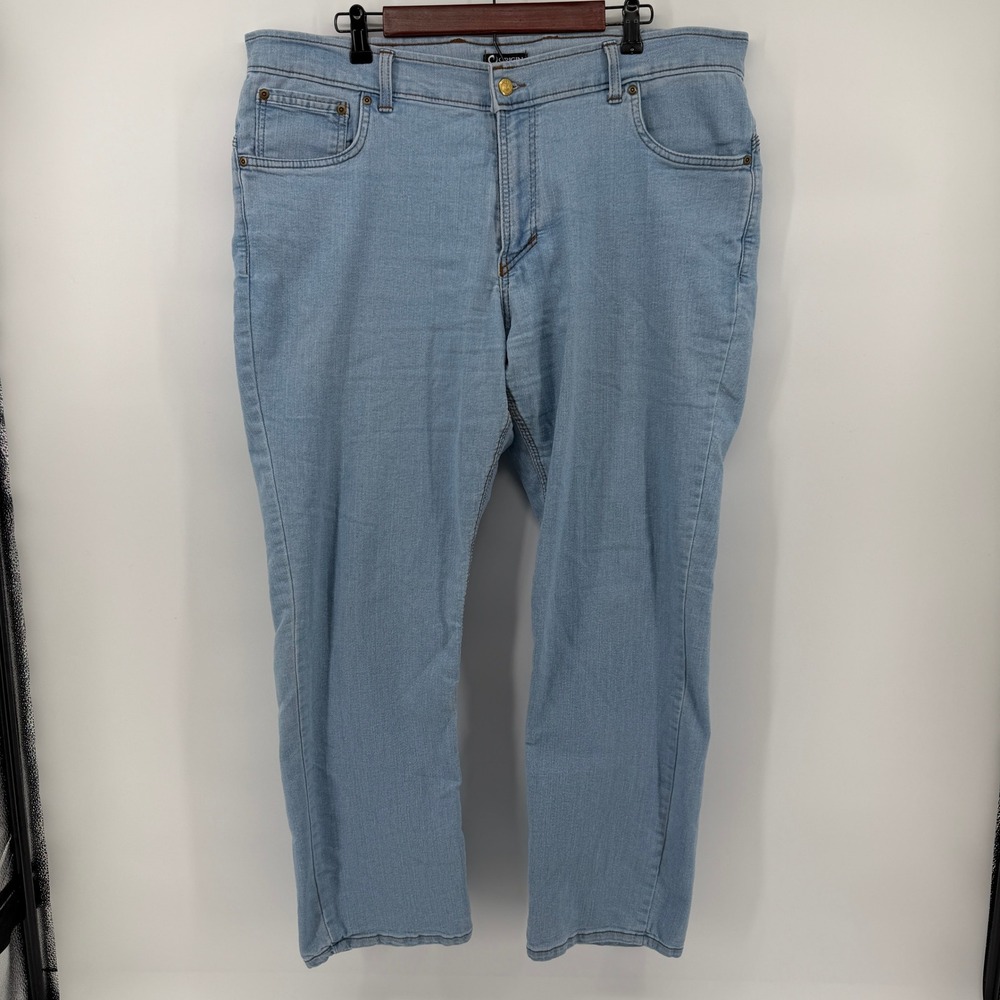 Origin Jeans Mens 40x29 (Tag 36x30) Light Blue Straight Leg Denim Made in USA - Picture 2 of 16